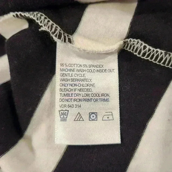 Nautica Cropped Sleeve Striped Button Detail Shirt - Picture 7 of 11